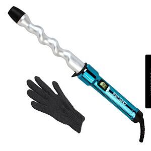 Bed Head Spiral 1” curling wand teal tourmaline ceramic like new